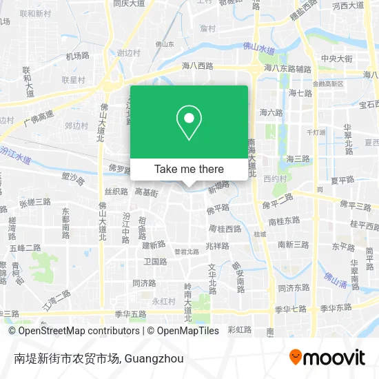 南堤新街市农贸市场 map