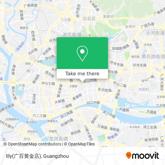lily(广百黄金店) map