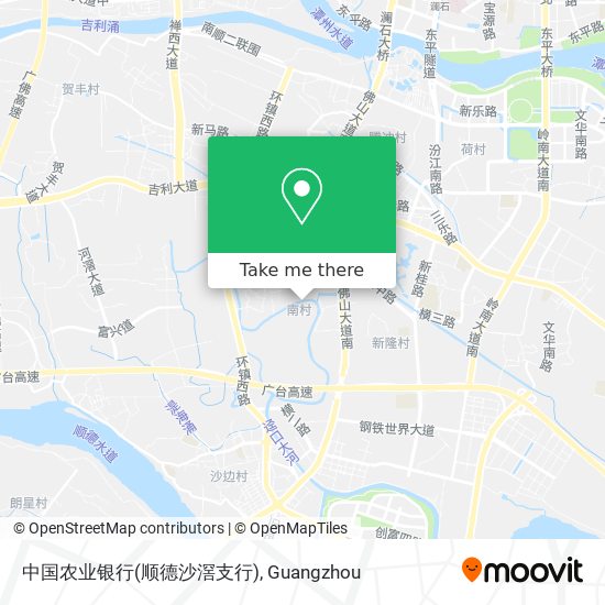 中国农业银行(顺德沙滘支行) map