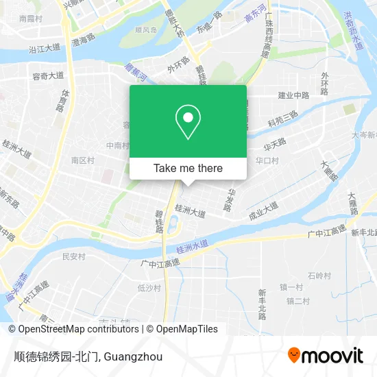 顺德锦绣园-北门 map