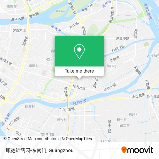 顺德锦绣园-东南门 map