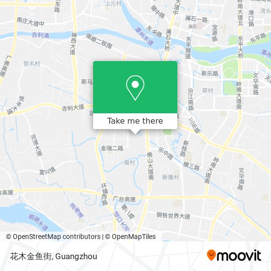 花木金鱼街 map