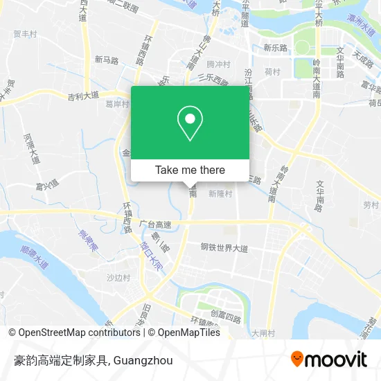 豪韵高端定制家具 map