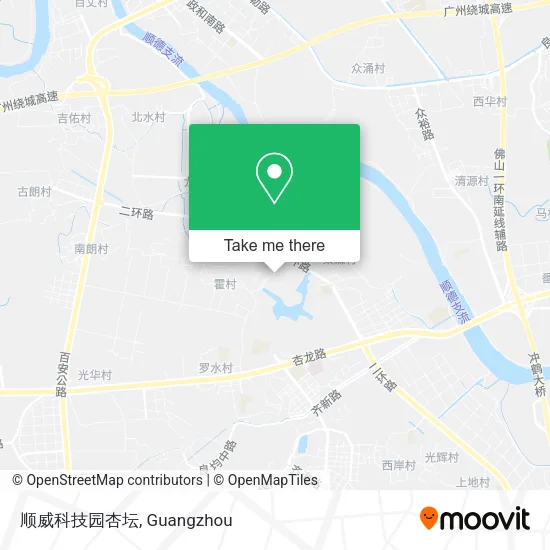 顺威科技园杏坛 map