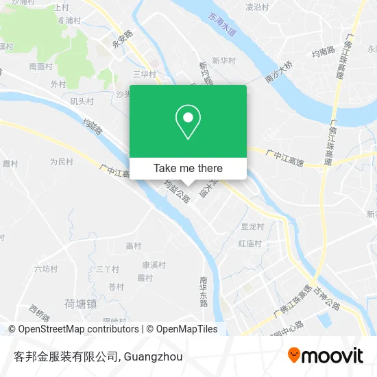 客邦金服装有限公司 map