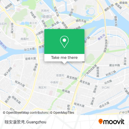 颐安灏景湾 map