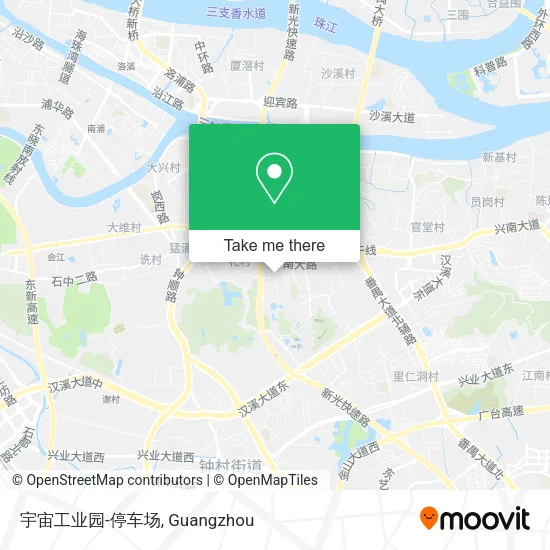 宇宙工业园-停车场 map