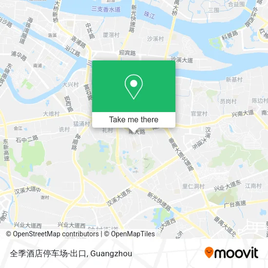 全季酒店停车场-出口 map