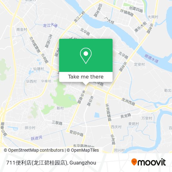 711便利店(龙江碧桂园店) map