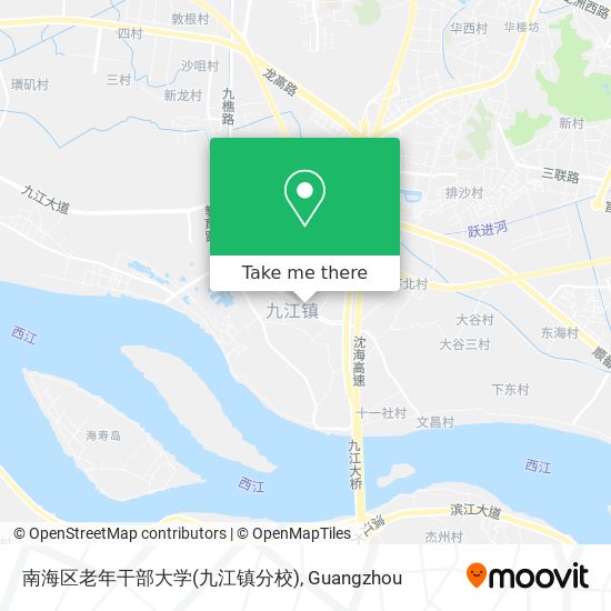 南海区老年干部大学(九江镇分校) map