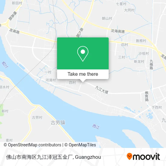 佛山市南海区九江泽冠五金厂 map