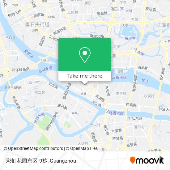 彩虹花园东区-9栋 map