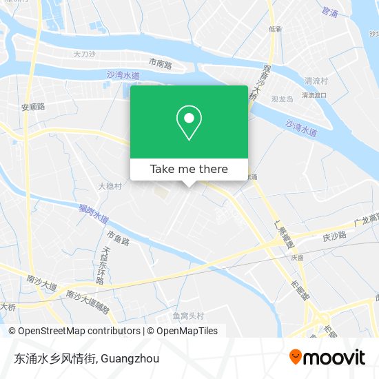 东涌水乡风情街 map