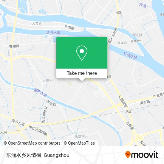 东涌水乡风情街 map