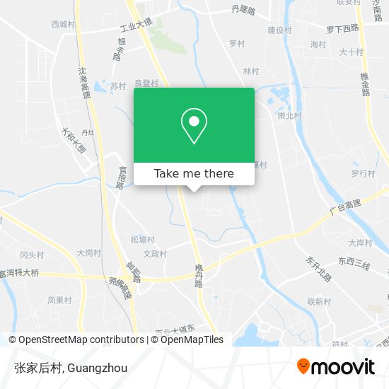 张家后村 map