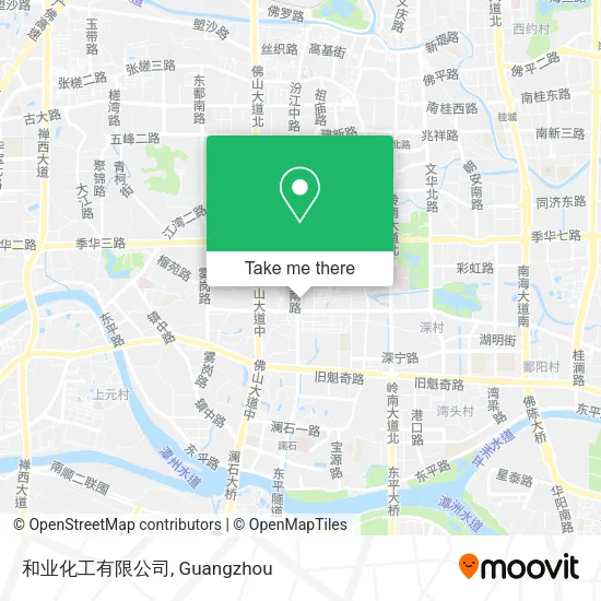 和业化工有限公司 map
