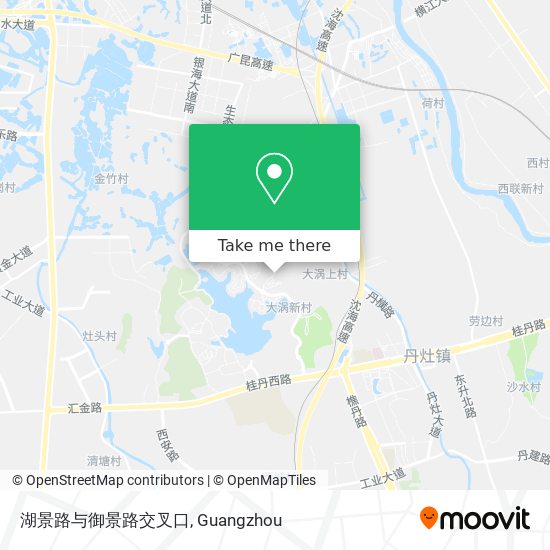 湖景路与御景路交叉口 map