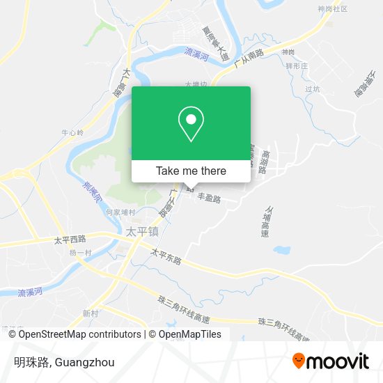 明珠路 map