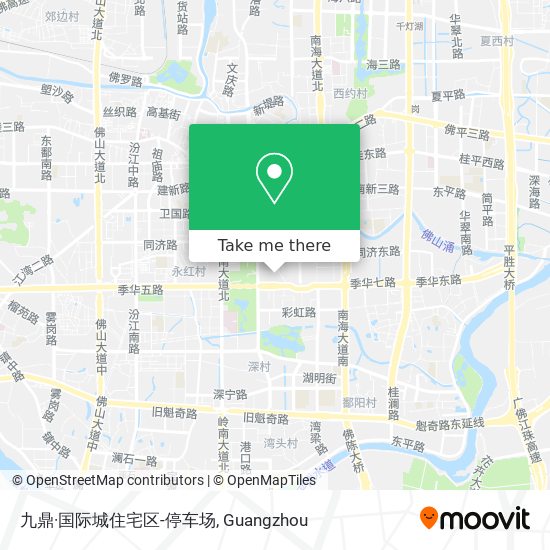 九鼎·国际城住宅区-停车场 map