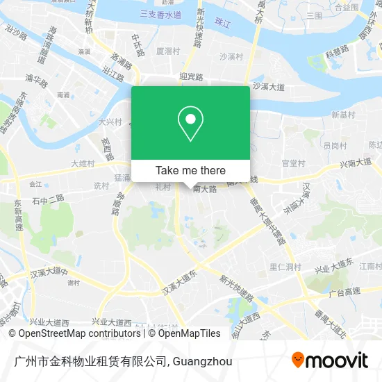 广州市金科物业租赁有限公司 map