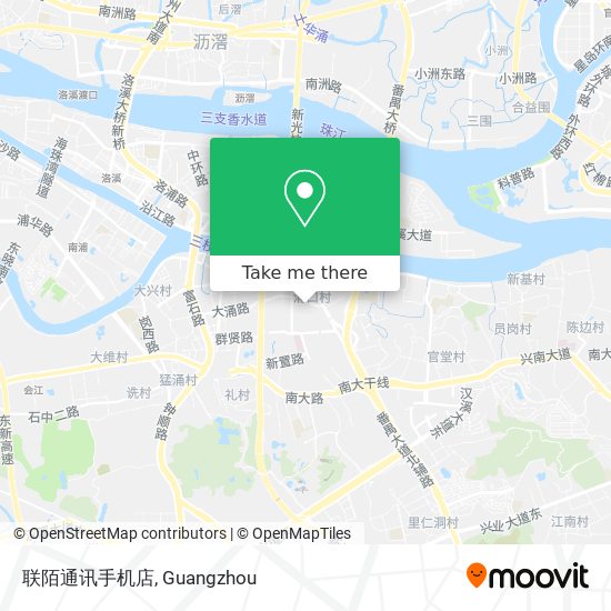 联陌通讯手机店 map