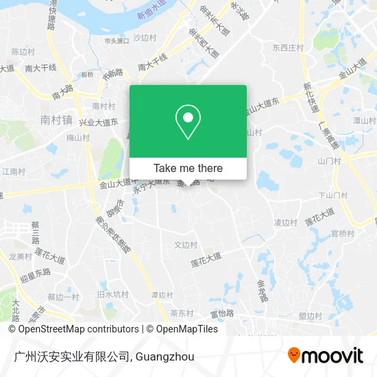 广州沃安实业有限公司 map