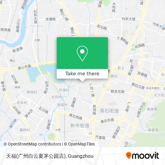 天福(广州白云夏茅公园店) map
