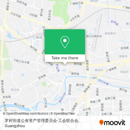 罗村街道公有资产管理委员会-工会联合会 map
