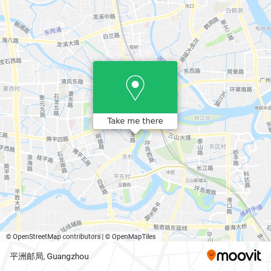 平洲邮局 map