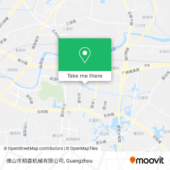 佛山市精森机械有限公司 map