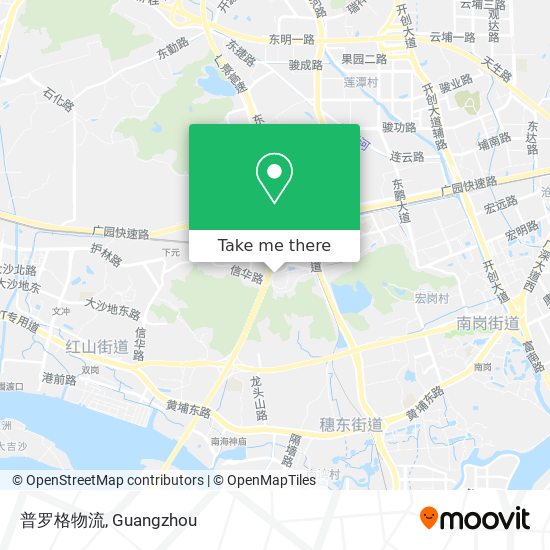 普罗格物流 map