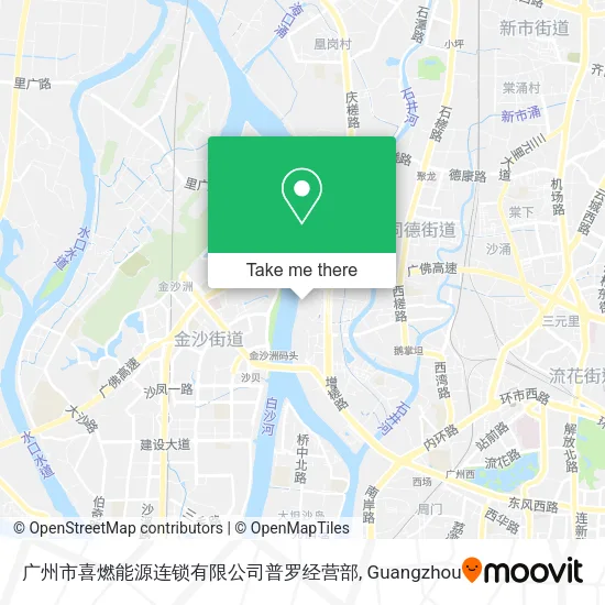 广州市喜燃能源连锁有限公司普罗经营部 map