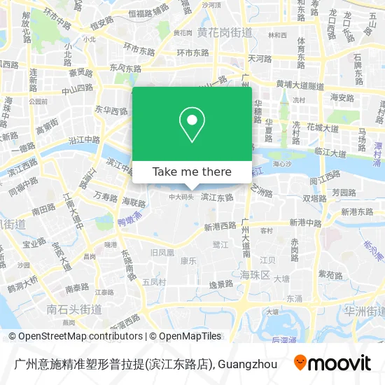 广州意施精准塑形普拉提(滨江东路店) map