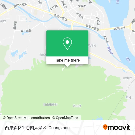 西岸森林生态园风景区 map