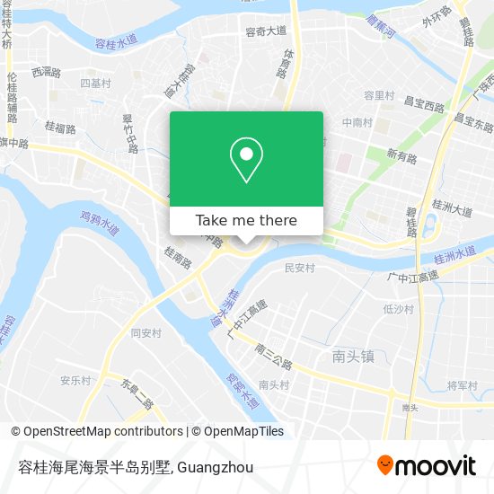 容桂海尾海景半岛别墅 map