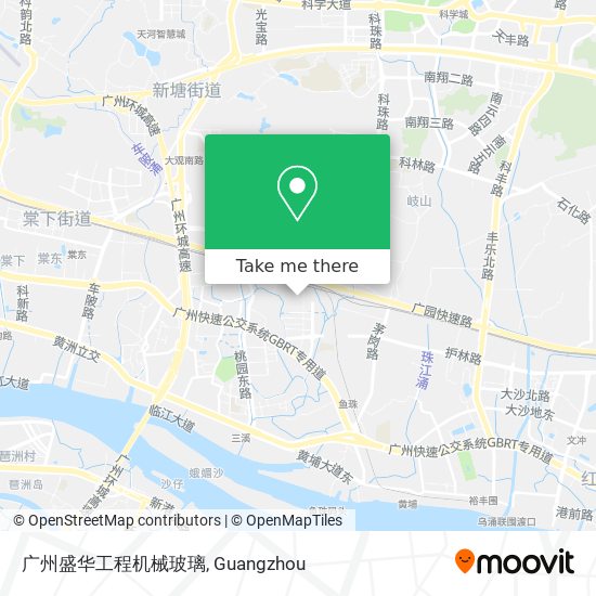 广州盛华工程机械玻璃 map