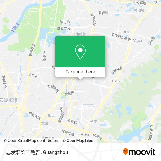 志发装饰工程部 map