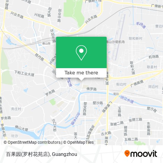 How To Get To 百果园 罗村花苑店 In 南海区by Bus Or Metro