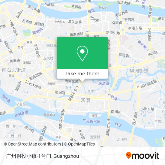 广州创投小镇-1号门 map
