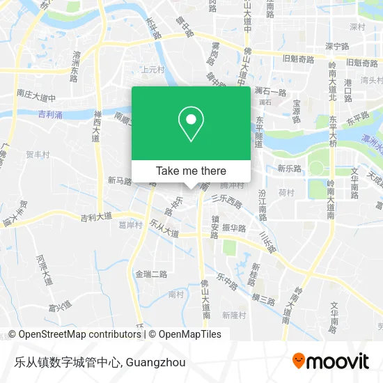 乐从镇数字城管中心 map