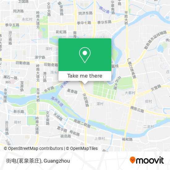 街电(茗泉茶庄) map