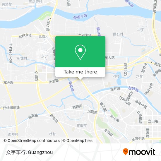 众宇车行 map