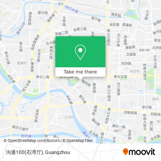 沟通100(石湾厅) map