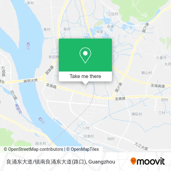 良涌东大道/镇南良涌东大道(路口) map