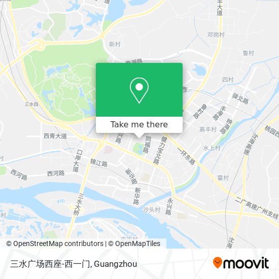 三水广场西座-西一门 map