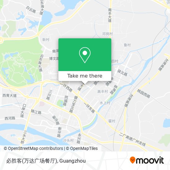 必胜客(万达广场餐厅) map