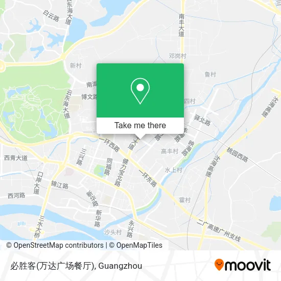必胜客(万达广场餐厅) map