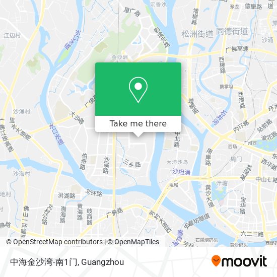 中海金沙湾-南1门 map