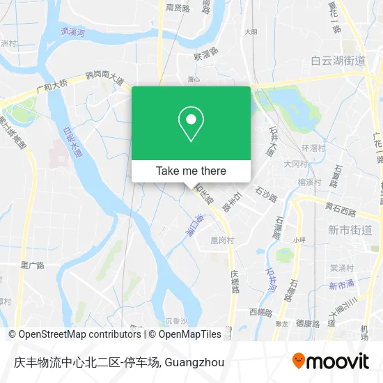 庆丰物流中心北二区-停车场 map