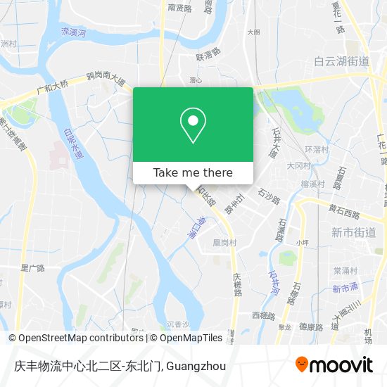 庆丰物流中心北二区-东北门 map